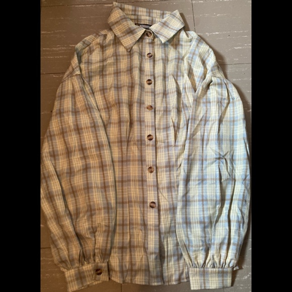 Women’s Green Plaid Corset - Picture 1 of 4